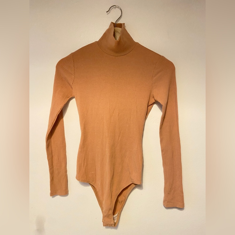REFORMATION ribbed turtleneck bodysuit size XS